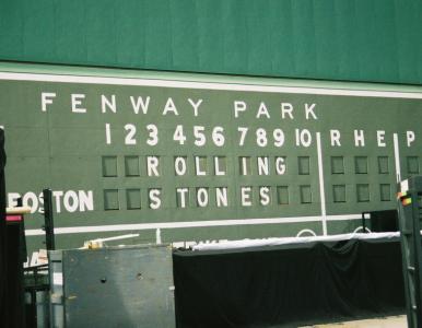 Fenway scoreboard